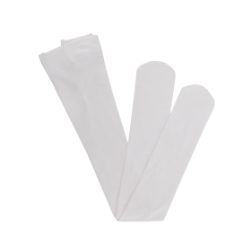 Blickdichte Strumpfhose Doré Doré für Mädchen aus Mikrofaser - Weiß