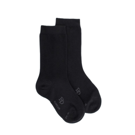 Socken aus ägyptischer Baumwolle - Schwarz