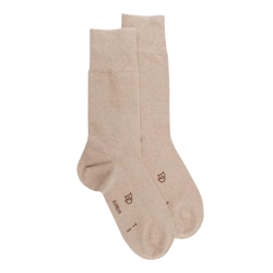 Herren Socken aus ägyptischer Baumwolle - Sand | Doré Doré