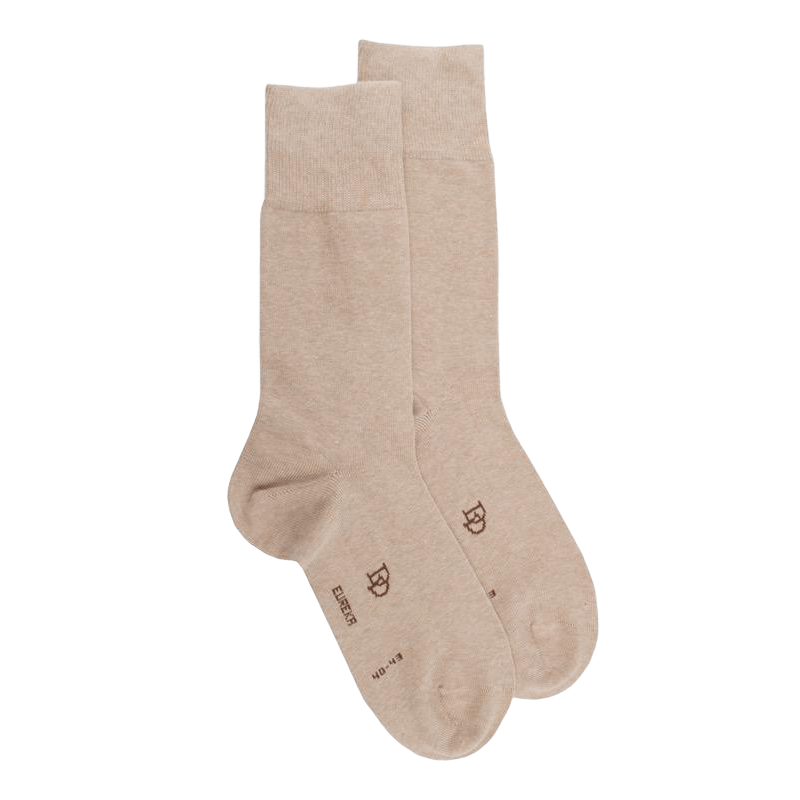 Herren Socken aus ägyptischer Baumwolle - Sand | Doré Doré
