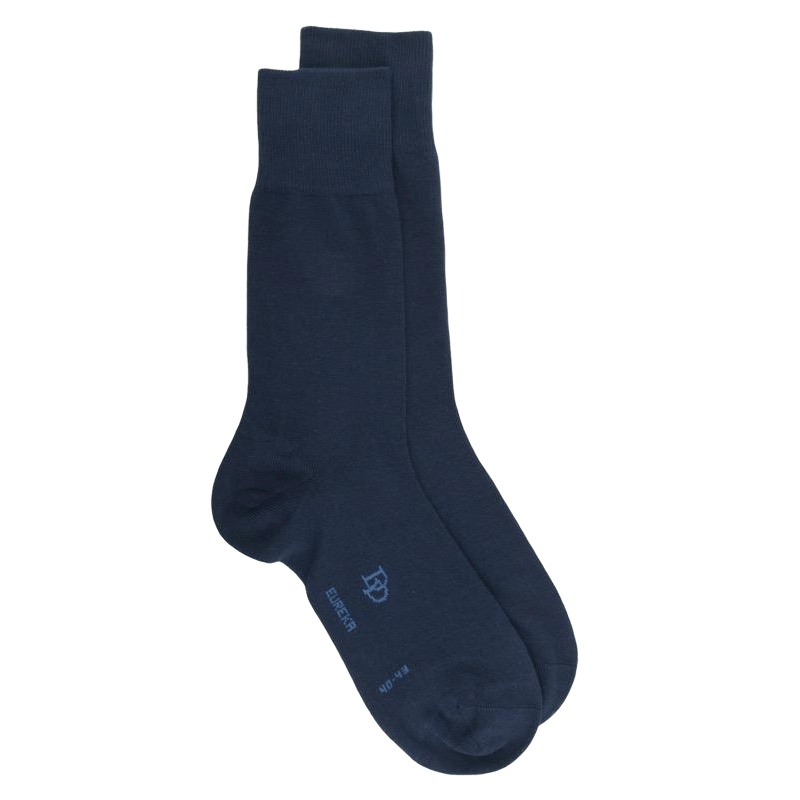 Blaue Socken aus Ägyptischer Baumwolle