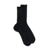 Socken aus merzerisierter Baumwolle - Schwarz