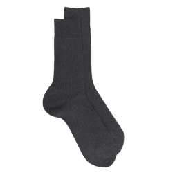 Dunkelgraue Socken Dore Dore aus 100% merzerisierter Baumwolle