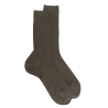 Khaki Socken Dore Dore aus merzerisierter Baumwolle