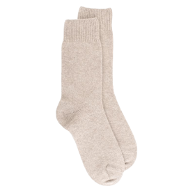 Socken aus Wolle und Kaschmir für Damen - Beige