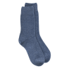 Socken aus Wolle und Kaschmir für Damen - Denimblau
