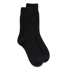 Socken aus Wolle und Kaschmir für Damen - schwarz