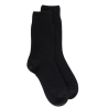 Socken aus Wolle und Kaschmir für Damen - Schwarz