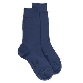 Bauwolle & Woll Socken für Damen - Blau