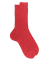 Luxus Socken aus merzerisierter Baumwolle -  Rot