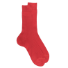 Luxus Socken aus merzerisierter Baumwolle -  Rot