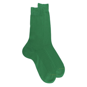 Luxus Socken aus merzerisierter Baumwolle - Grün