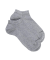 Söckchen aus ägyptischer Baumwolle und glänzendem Lurexeffekt  - Grau