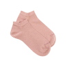 Damen Sneaker-Socken aus Glitzer-Baumwolle - Rosa