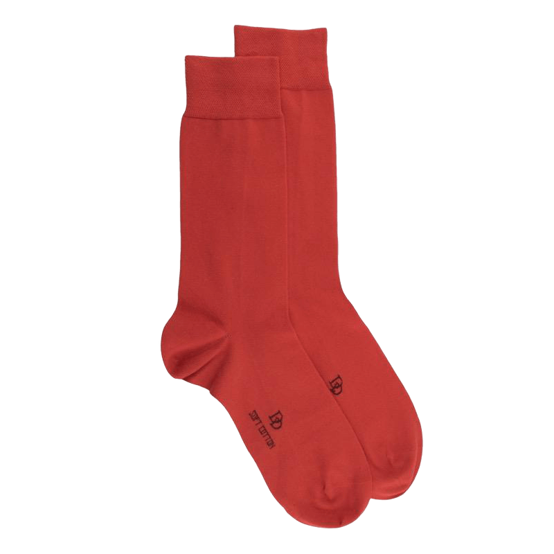 Herrensocken aus Soft Cotton - Rot