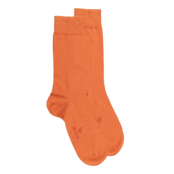 Herren Socken aus ägyptischer Baumwolle - Orange | Doré Doré