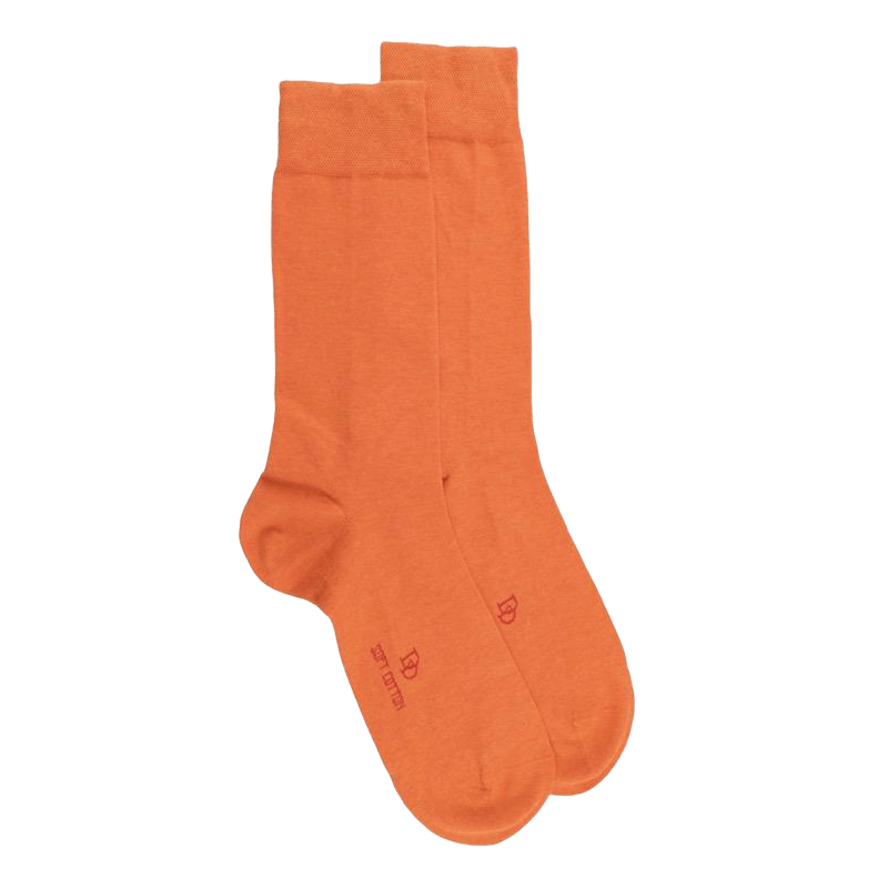 Herren Socken aus ägyptischer Baumwolle - Orange | Doré Doré