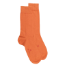Herren Socken aus ägyptischer Baumwolle - Orange