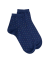 Socken aus Baumwolle mit Mikro-Polka-Punkten - Blau