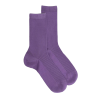 Damen Socken gerippte Baumwolle lisle - Violett | Doré Doré