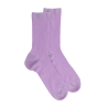 Damen Socken gerippte Baumwolle lisle - Lila | Doré Doré