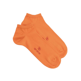 Herren Sneaker-Socken aus ägyptischer Baumwolle - Orange | Doré Doré