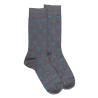 Herrensocken aus Baumwolle mit Hufeisenmuster - Hellgrau | Doré Doré