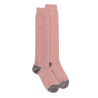 Lange Socken für Damen aus Polarwolle - Rosa