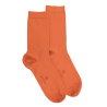 Damensocken aus feiner ägyptischer Baumwolle - Orange