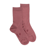 Kindersocken aus Wolle und Baumwolle - Rosa | Doré Doré