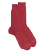 Herrensocken aus 100% Baumwolle Lisle - Rotbarschfarbe
