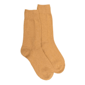 Damensocken aus Wolle und Kaschmir - Safran | Doré Doré