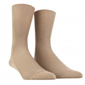 Herren Socken aus gerippter Baumwolle ohne Gummizug - Braun | Doré Doré