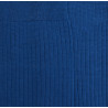 Gerippte Kniestrümpfe aus merzerisierter Baumwolle - Blau
