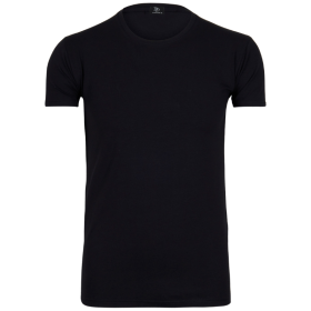 Unifarbenes Herren-T-Shirt aus Baumwolle - Schwarz | Doré Doré
