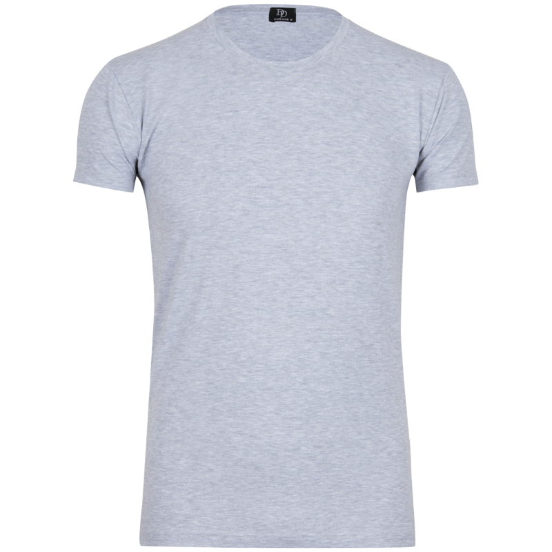 Unifarbenes Herren-T-Shirt aus Baumwolle - Grau | Doré Doré