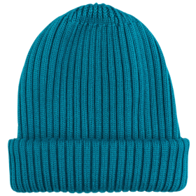 Mütze aus Merinowolle, Seide und Kaschmir – Blau