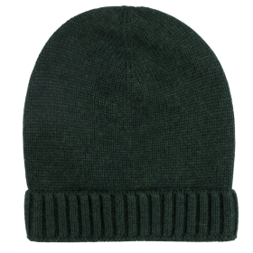 Mütze aus Merinowolle und Kaschmir – Grün
