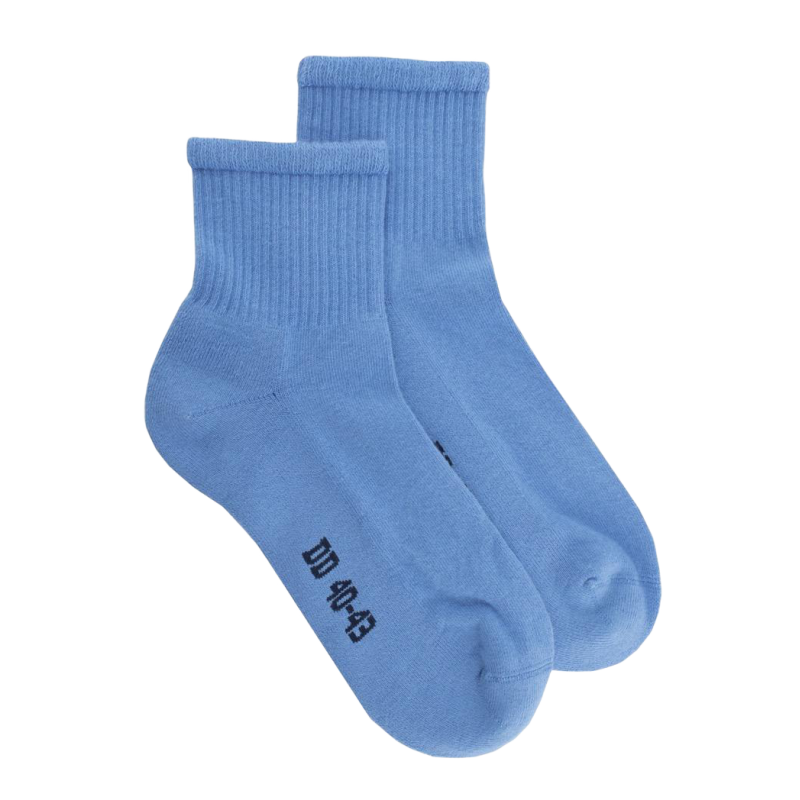 Sport-Socken für Herren - Frottee Baumwolle Blau