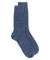 Socken aus Kaschmir und Wolle - Denimblau
