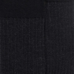 Zweifarbige gerippte Herrensocken aus Wolle und weicher Baumwolle - 93 | Doré Doré