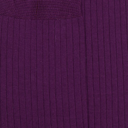 Violette Socken aus merzerisierter Baumwolle -  Purple