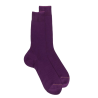 Luxus Socken aus merzerisierter Baumwolle -  Violett