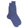 Feine Herrensocken aus 100% schottischem Garn - Blau Voilier