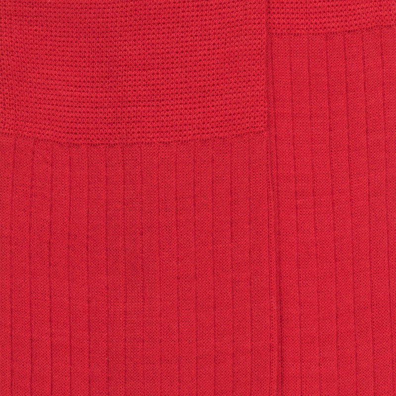 Luxus Socken aus Wolle - Rot