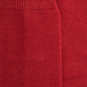 Lange Socken aus Wolle und Kaschmir für Herren - Rot | Doré Doré