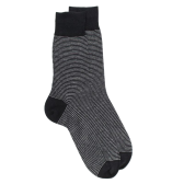 Socken aus Leinen und Baumwolle - Schwarz