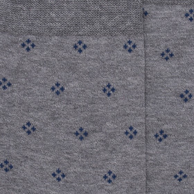 Socken aus Baumwolle mit Krawattenmuster - Grau