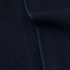 Herren Socken aus gerippte Baumwolle, Zweifarbig - Navy Blau | Doré Doré