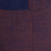 Herrensocken Kaviar aus Merinowolle - Blau & orange | Doré Doré